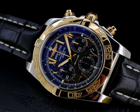 breitling gold with roman numerals|Breitling Chronomat 44 .